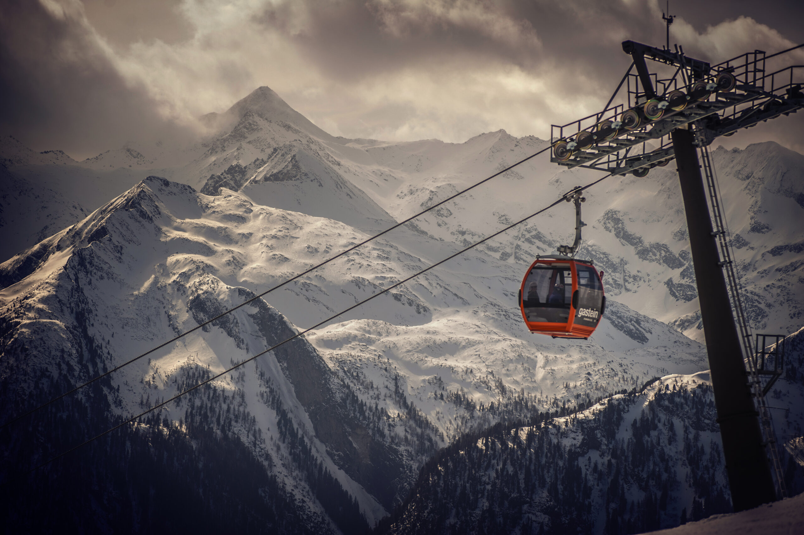 Gastein im Winter - Berge